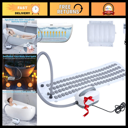 Portable spa bubble bath mat - portable,